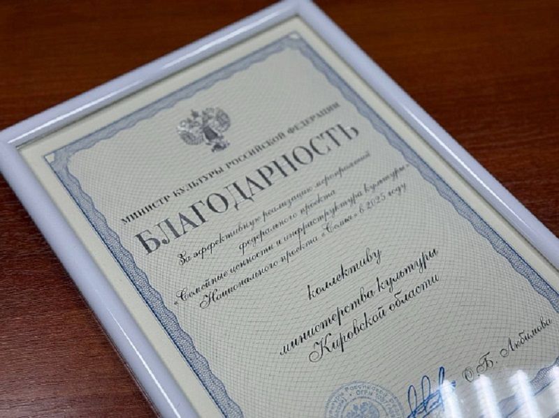 Кировская область отмечена за полное выполнение нацпроекта «Семья»